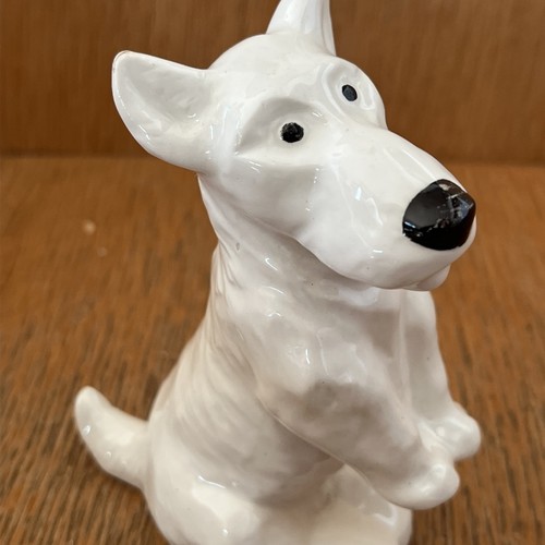 Ancienne statue chien fox - ancienne,