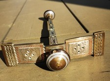 Ancien marteau à sucre Touareg Afrique du Nord en cuivre, laiton et argent