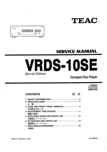 Service manuel instructions - service, d'instructions