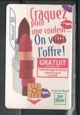 TÉLÉCARTE 50 - YVES ROCHER - ROUGE à LÈVRES - LUXE - Beauté Maquillage
