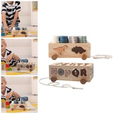 Jeu d'empilage en bois pour