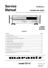 Service Manuel D'Instructions