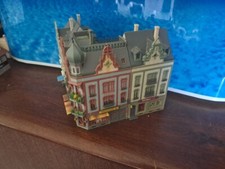 maquette ho 3  immeubles de ville avec commerce Vollmer faller kibri hangar