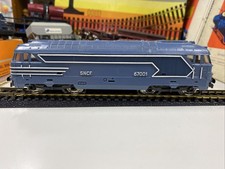 Jouef Ho réf 841 Locomotive Diesel BB67001 SNCF Bleue fonctionnelle