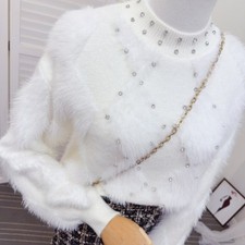 Pull Femme En Fausse Fourrure