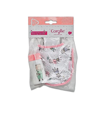 Corolle bavoir biberon - &,