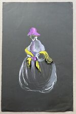 Dessin Martin du Gard Maquette Costume Théâtre Intermezzo Giraudoux Mangebois