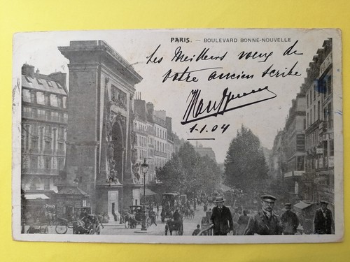 Cpa cachets paris 1903 - 1903, reims