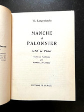 MANCHE ET PALONNIER . L'ART DE