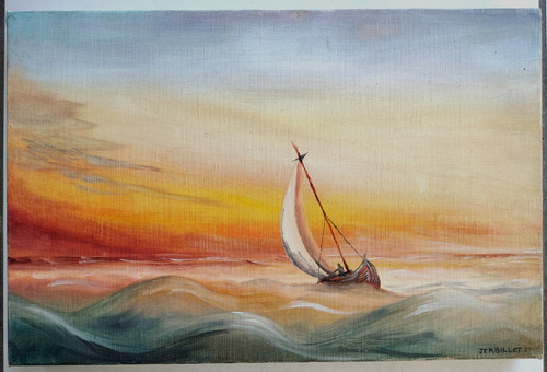 Peinture sur toile - , tendue