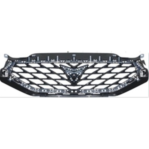 Grille radiateur noir - grille,