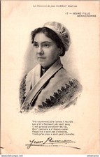 27451 cpa 18 Les chansons de Jean Rameau - Jeune Fille Berrichonne
