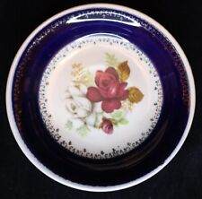 Soucoupe Porcelaine Apulum Fabrication Roumanie, Déco Floral