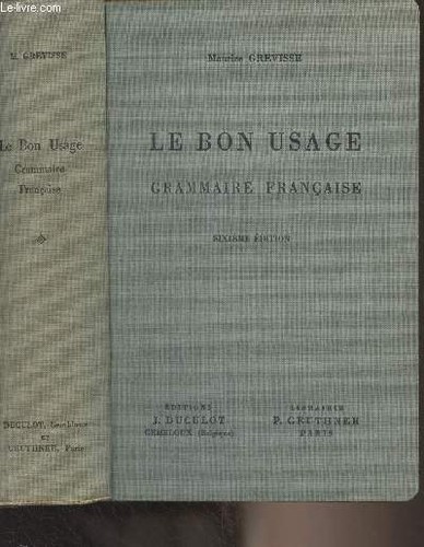 Bon usage grammaire - bon,