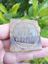 Notre-Dame Paris Cathedrale Moule Empreinte Matrice Médaille Corne Bovin