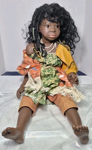 Gotz black doll yumoni - black,