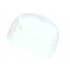 Chapka Toque Fourrure Blanche Femme Doublure Polaire Classe Maritza-Taille uniq