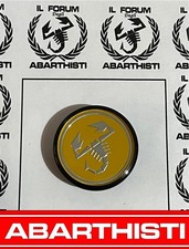 X1 Cache-Moyeu JAUNE Abarth