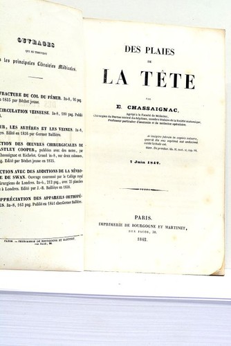 Livre ancien medecine plaies - livre,