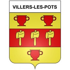 Villers-les-Pots 21 ville Stickers blason autocollant adhésif
