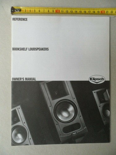 Klipsch owners manual - klipsch, *
