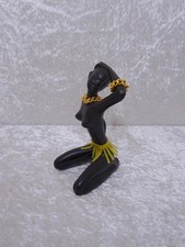 Midcentury Design Plastique Figurine Femme Africaine - Vintage Um 1950/60 - 16