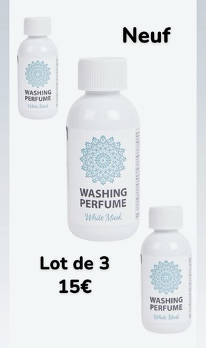 Parfum linge musc - musc, blanc