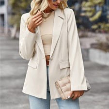 Veste De Costume Col Droit à