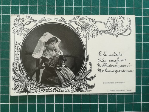 Sk130 cpa circa 1900 folklore - circa,