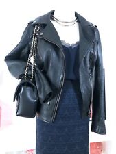 Perfecto En Cuir Véritable Femme Taille 36