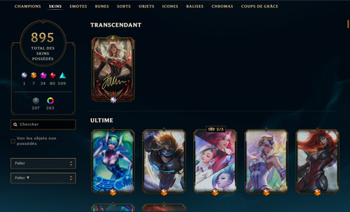 Compte leagues legends hall - compte,