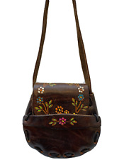 Petit sac à main en cuir artisanal vintage à saisir bag