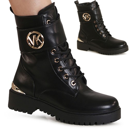 Bottes biker plateforme - biker, À