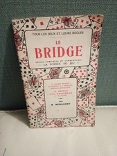 Le  Bridge  B. RENAUDET ancien Livre Règle De Jeu 