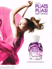 PUBLICITE ADVERTISING 065  2013  ISSEY MIYAKE  eau de parfum PLEATS PLEASE