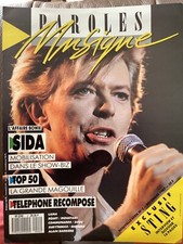 Affichette David Bowie Paroles