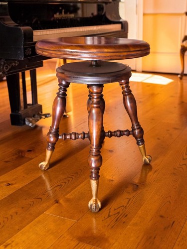 Tabouret piano victorien - de,