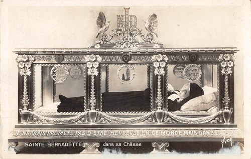 Cpa sainte bernadette dans - cpa,
