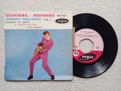 45t johnny hallyday - johnny,