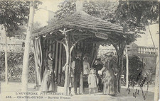 CPA animée voyagée CHATEL-GUYON - Buvette Yvonne (1905)