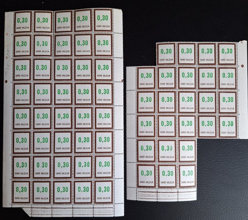 Lot timbres fictifs - lot, de