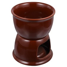 1 ensemble de Pot à fondue en céramique pour Fondue au fromage, poêle à chocolat