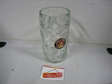 Grande chope en verre de