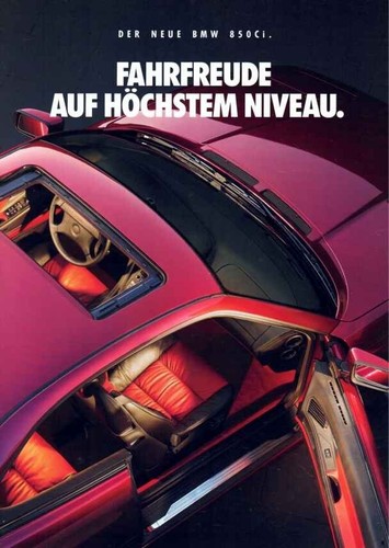 Catalogue brochure bmw 850 - brochure, ci