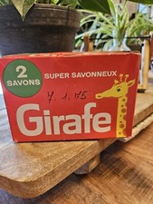 Boite De 2 savons La Girafe  année 1960