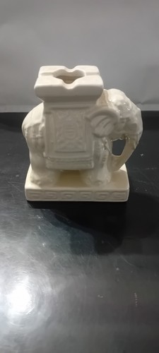 Eléphant porcelaine vase - porcelaine,