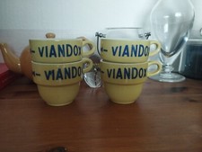 Lot 4 Tasses Vintage Viandox