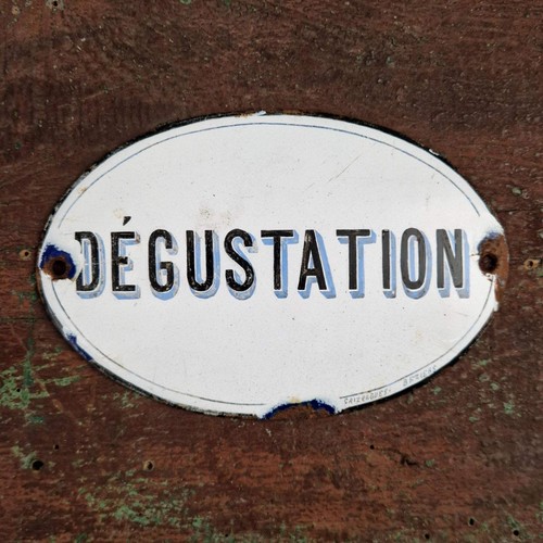 Ancienne plaque émaillée
