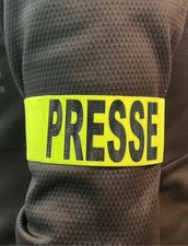 BRASSARD ELASTO Jaune  PRESSE