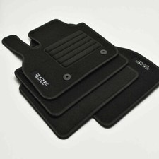 Set 4 Tapis De Sol Renault Zoé Depuis 2020 Edition NOIR Logo Velours Brodé NEUFS
